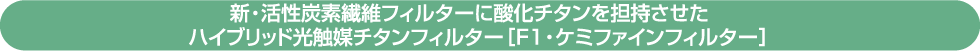 強力脱臭に対応、高性能・新活性炭素繊維フィルター［45F1・ニューカーボ］